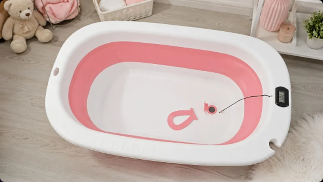 Bañera para Bebé con Termómetro