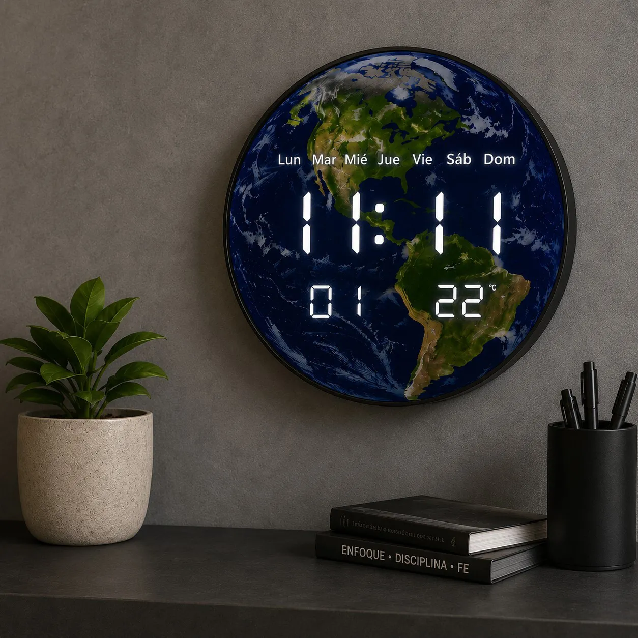 Reloj Digital Planeta