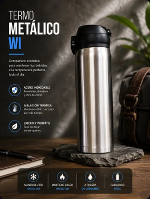 Termo Metálico Wi