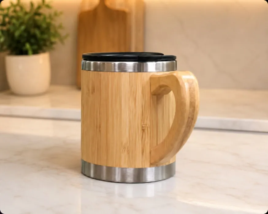 Vaso Viajero Bambú